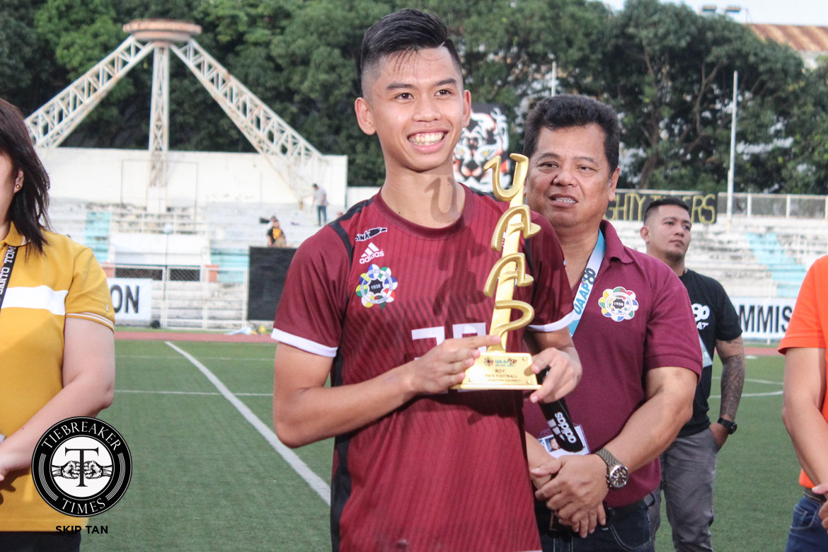 UAAP-Season-80-mens-football-rookie-of-the-year-fidel-tacordon Fidel Tacardon elated to contribute in first year with UP Football News UAAP UP  - philippine sports news