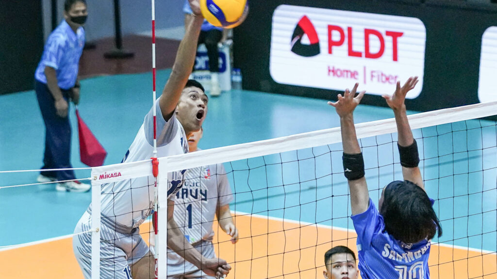 Spikers Turf Dolor Umandal Pound Vns As Navy Takes First Win In Semis