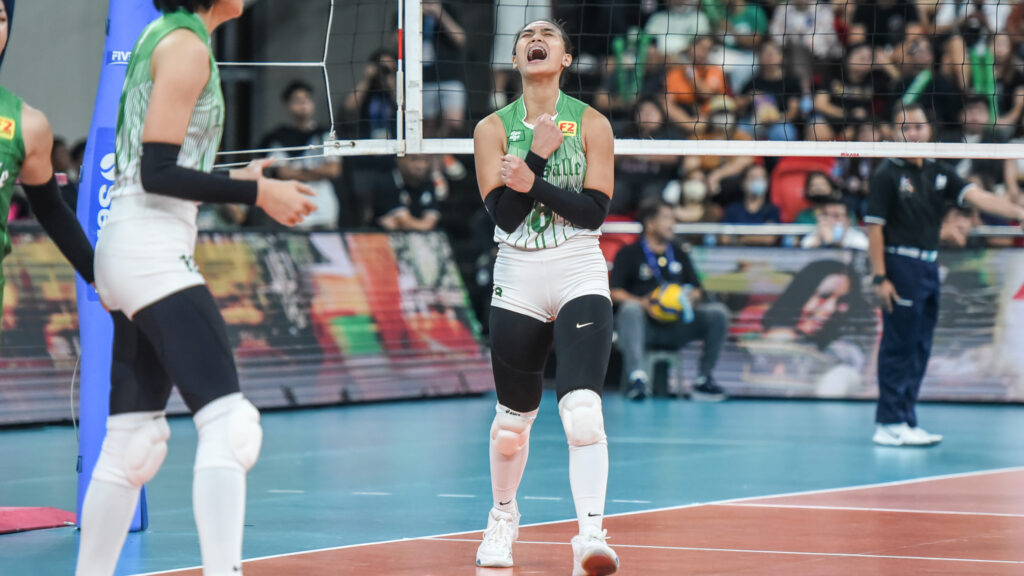 Uaap Pow Jolina Dela Cruz Provides Stability To La Salle