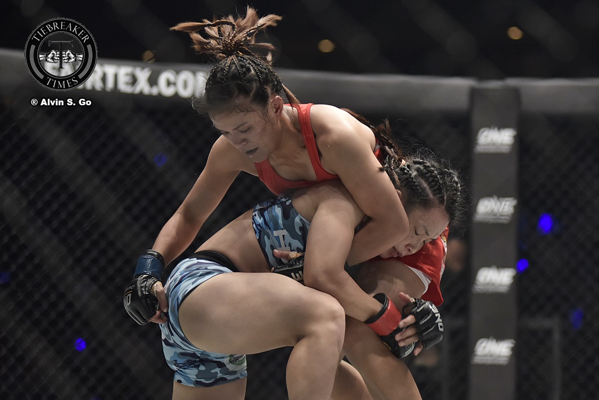 ONE-Immortal-Pursuit-Mei-Yamaguchi-def-Gina-Iniong Gina Iniong learns from loss to Mei Yamaguchi as she takes on Jenny Huang Mixed Martial Arts News ONE Championship  - philippine sports news