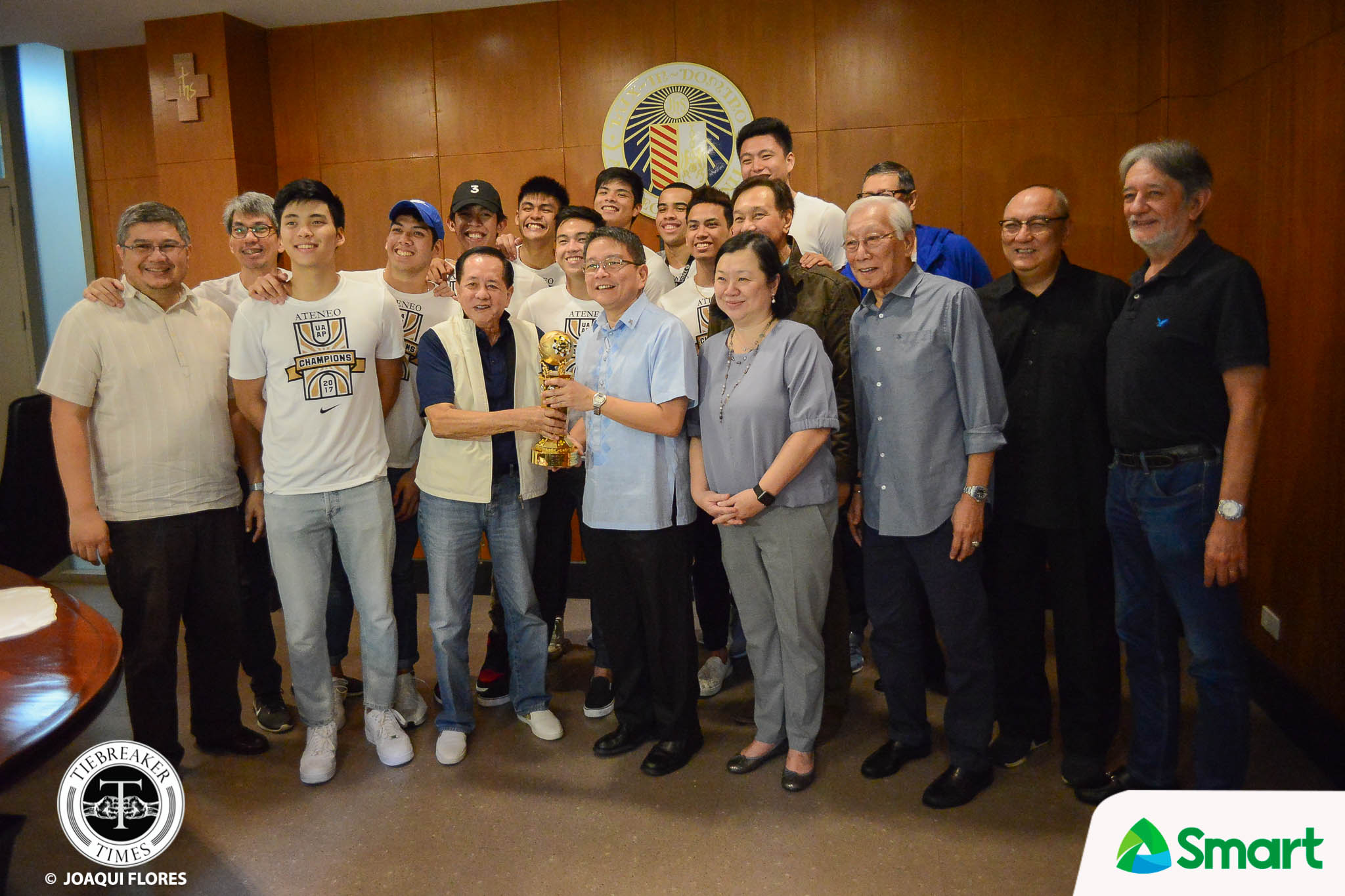 ADMU-ECJ-Trophy-3001 Ateneo receives ECJ Gold Trophy ADMU Basketball News UAAP  - philippine sports news