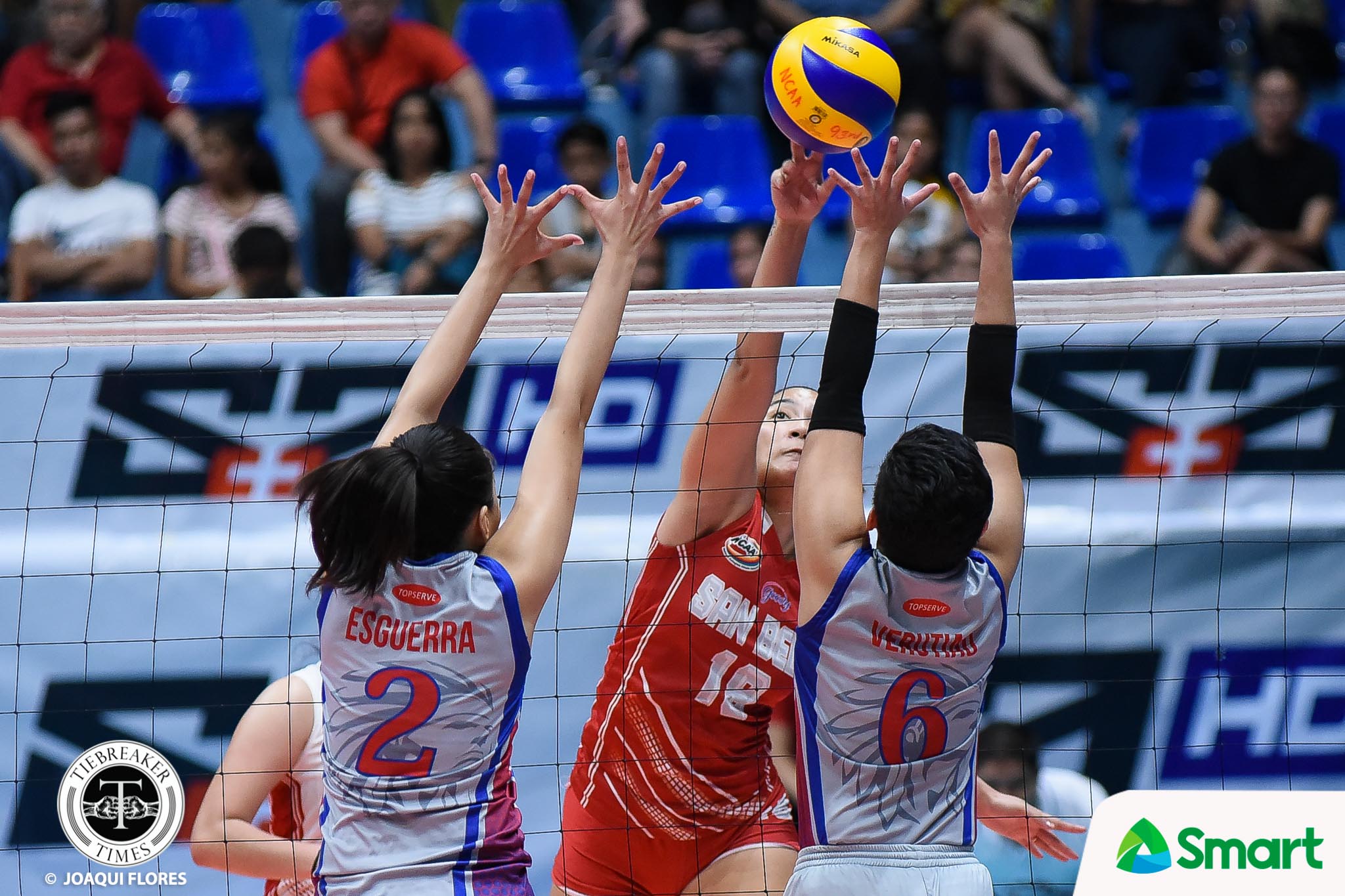 NCAA-93-Volleyball-AU-vs.-SBU-Racraquin-1611 San Beda no longer intimidated by Arellano, says Cesca Racraquin NCAA News SBC Volleyball  - philippine sports news