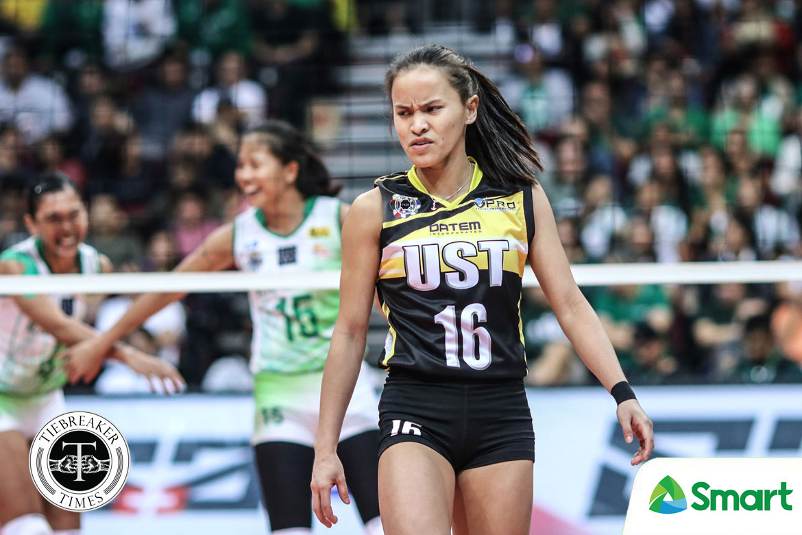 UAAP-80-Womens-Volleyball-DLSU-UST-Rondina Doubling last season's win total a small achievement for Lady Falcons AdU News UAAP Volleyball  - philippine sports news