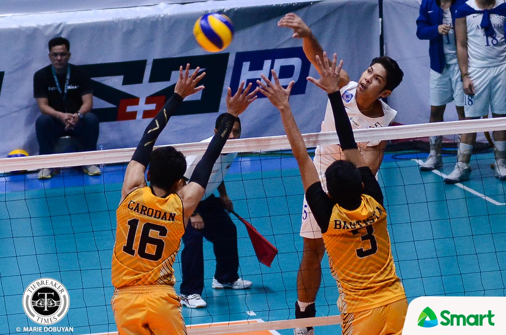 Blue Eagles rout Tiger Spikers for second win