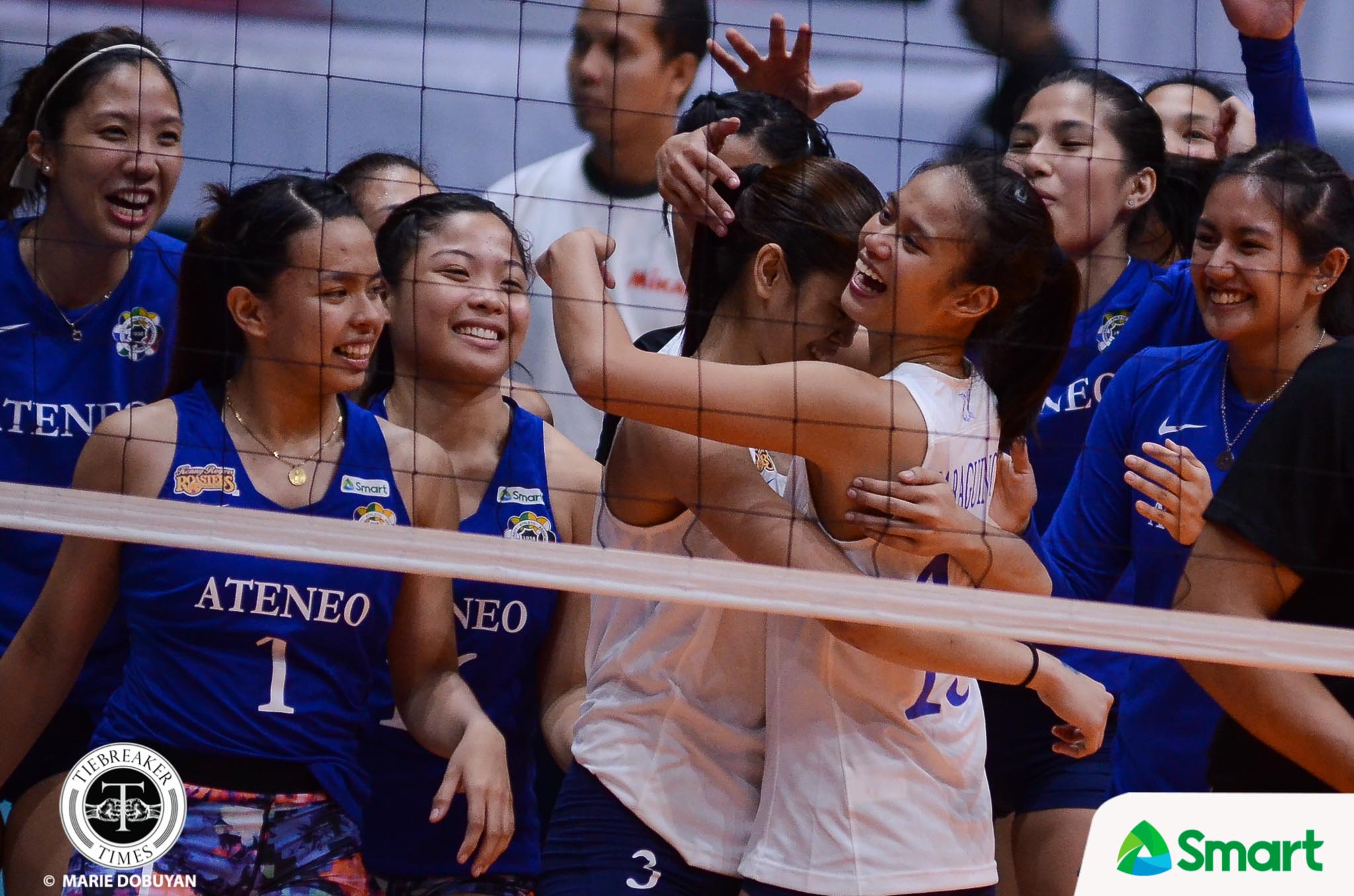 UAAP-80-womens-Volleyball-UST-ADMU-Wong-Maraguinot-2223 Lady Eagles turn to "Happy-Happy, Heartstrong" mantra for first win ADMU News UAAP Volleyball  - philippine sports news