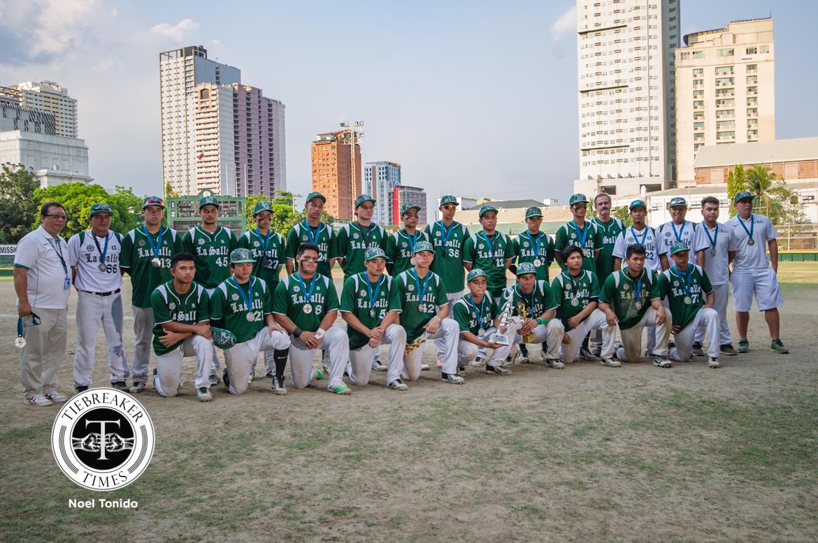 UAAP-Season-80-Baseball-Second-Place-DLSU-Green-Batters UAAP Season 80 Seniors Baseball Awarding Ceremony ADMU AdU Baseball DLSU News UAAP UST  - philippine sports news