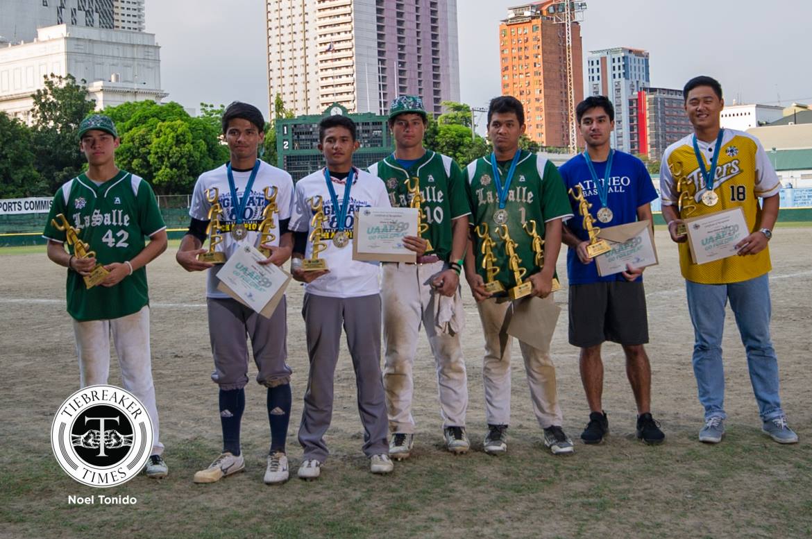 UAAP Season 80 Baseball – Top Individual Awardees