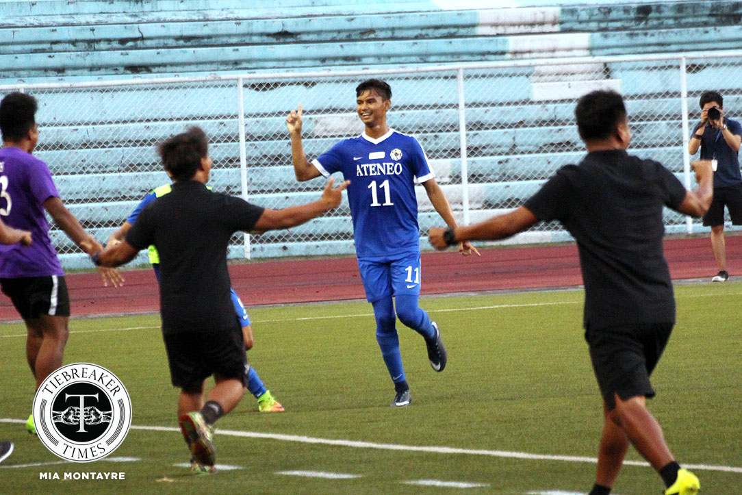 UAAp-80-MFB-R2-ADMU-def-NU-Gayoso-celebrates Jarvey Gayoso, Enzo Ceniza face diverging paths ADMU Football News UAAP  - philippine sports news