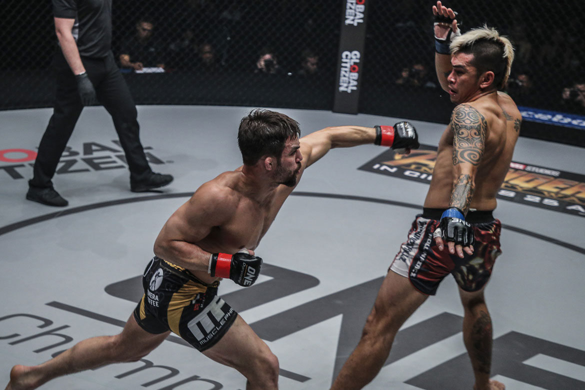 one-iron-will-Garry-Tonon-defeats-Richard-Corminal Jeremy Miado, Angelie Sabanal score twin upsets against hometown favorites Mixed Martial Arts News ONE Championship  - philippine sports news