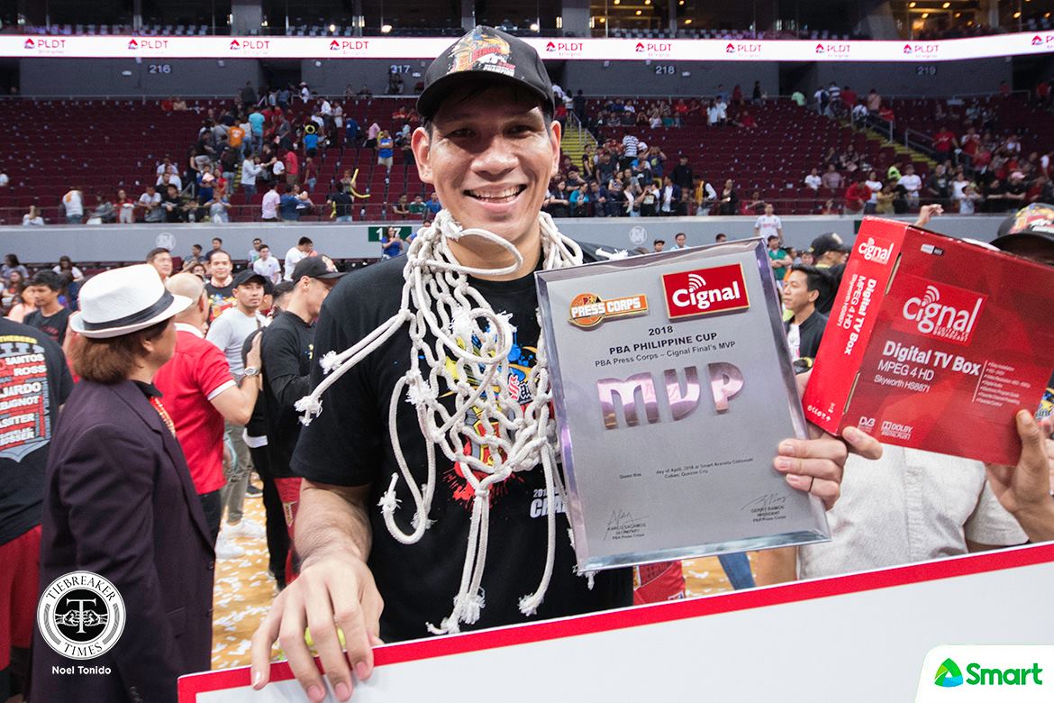 2018 pba philippine cup game 5 – san miguel def magnolia – june mar fajardo finals mvp