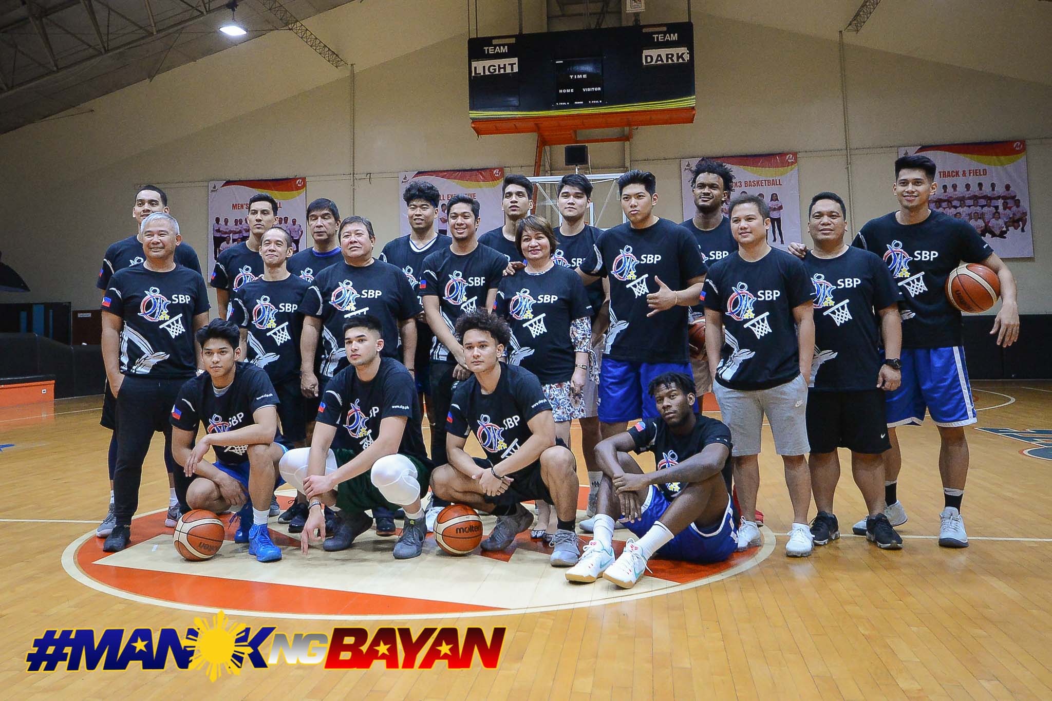 Gilas practice – gilas cadets wearing sbp shirt