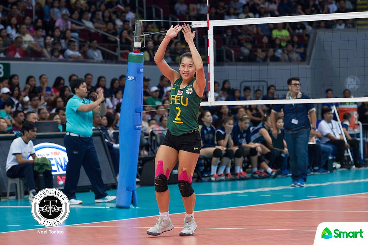 UAAP Season 80 Women’s Volleyball – FEU def NU – Pons celebrate