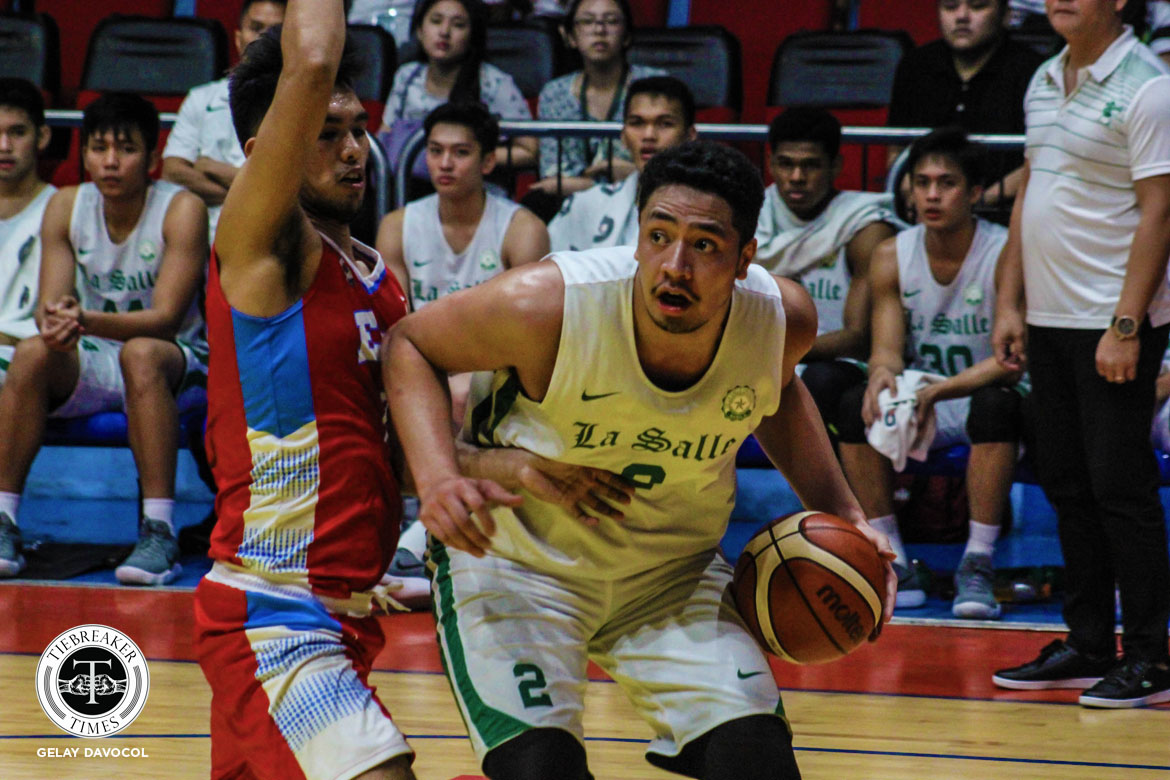 2018-filoil-preseason-cup-dlsu-def-eac-taane-samuel UP cruises to third straight win; La Salle picks up dominant win Basketball CSB DLSU EAC LPU News SSC-R UP UST  - philippine sports news