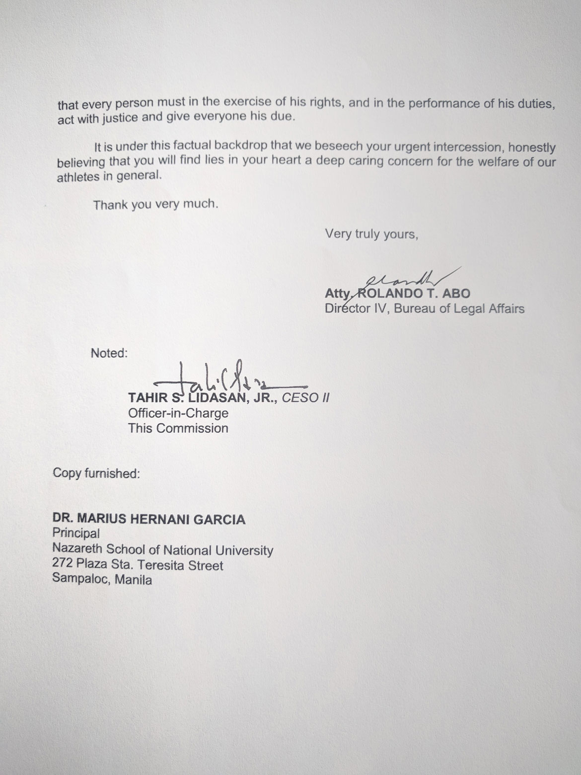 Rhayyan-Amsali-Case-2 Rhayyan Amsali files complaint against NS-NU Basketball News NU SBC  - philippine sports news
