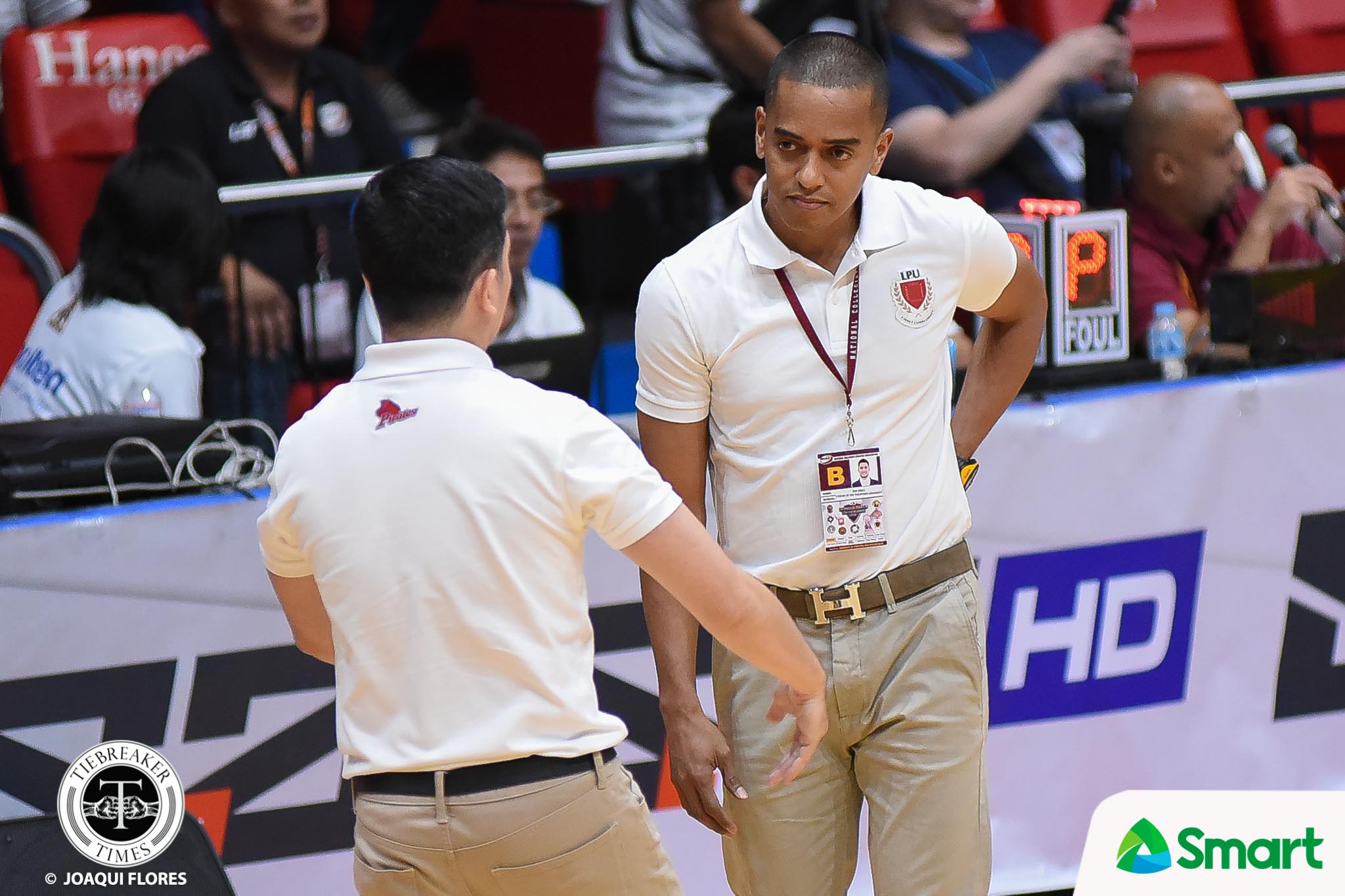 NCAA-94-LPU-vs.-EAC-Topex-Robinson-8197 Topex Robinson lets Jaycee Marcelino, Pirates figure things out on their own Basketball LPU NCAA News  - philippine sports news