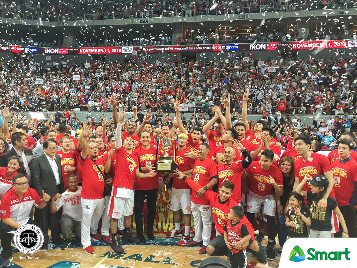 2018-pba-commissioners-cup-finals-game-6-ginebra-def-san-miguel-ginebra 2018 was the year of the San Miguel Corporation Basketball News PBA PSL Volleyball  - philippine sports news