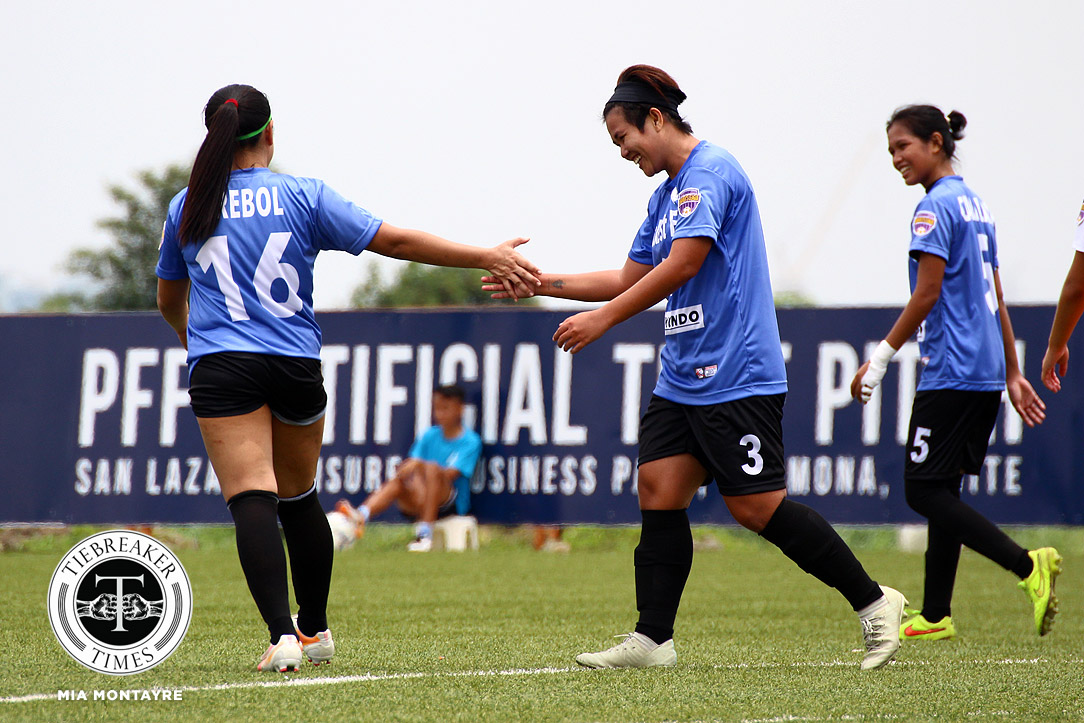 PFFWL-2018-OutKast-FC-def-Zobel-Trebol-Dolino-Cabalan-celebrate PFFWL Roundup: UST opens campaign with dominant win DLSU FEU Football News PFF Women's League UP UST  - philippine sports news