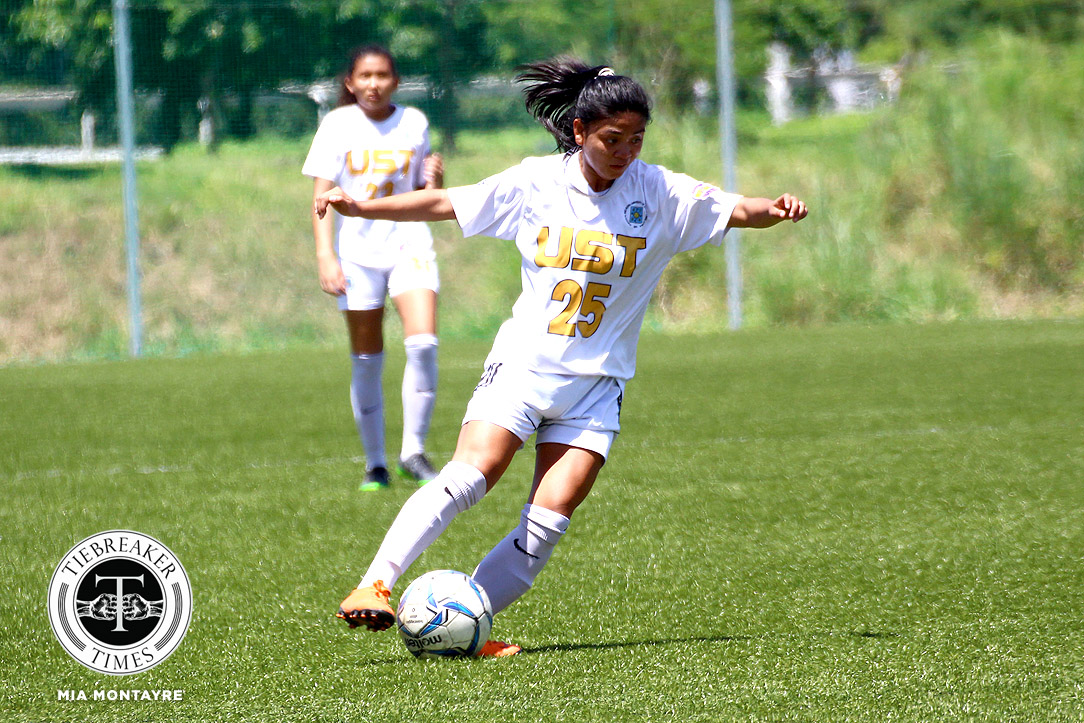 PFFWL-2018-M3-UST-def-OutKast-FC-Durano PFFWL Roundup: UST breaks into 20-point mark; Tuloy's Isabella Bandoja nets record 11 goals ADMU FEU Football News PFF Women's League UP UST  - philippine sports news