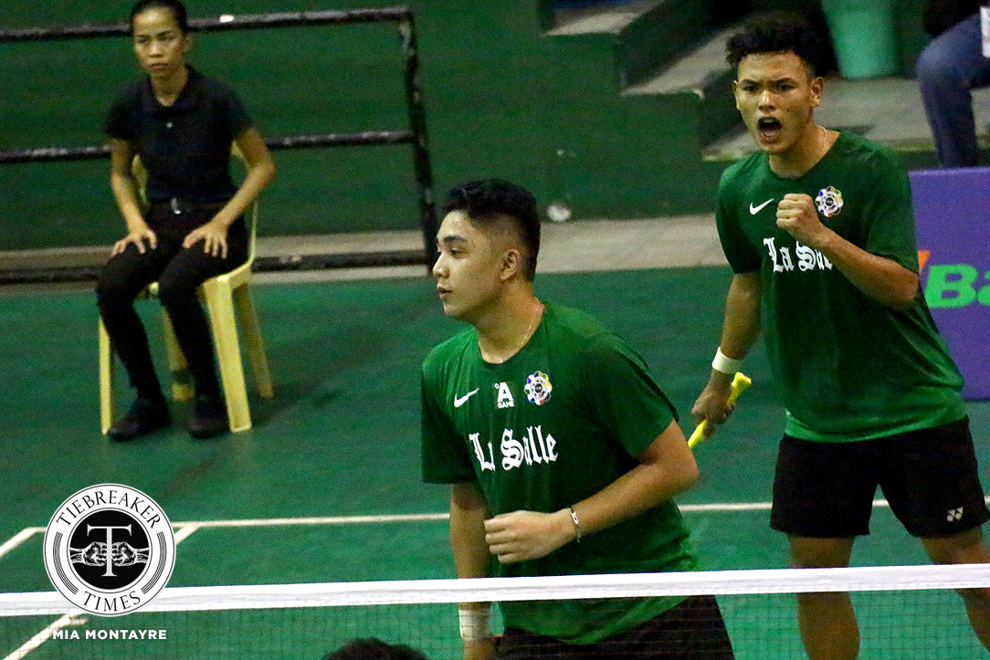 UAAP-81-MBD-DLSU-def-AdU-Malabanan-Pineda NU extends streak to 40; Final Four set ADMU AdU Badminton DLSU News NU UAAP UP UST  - philippine sports news