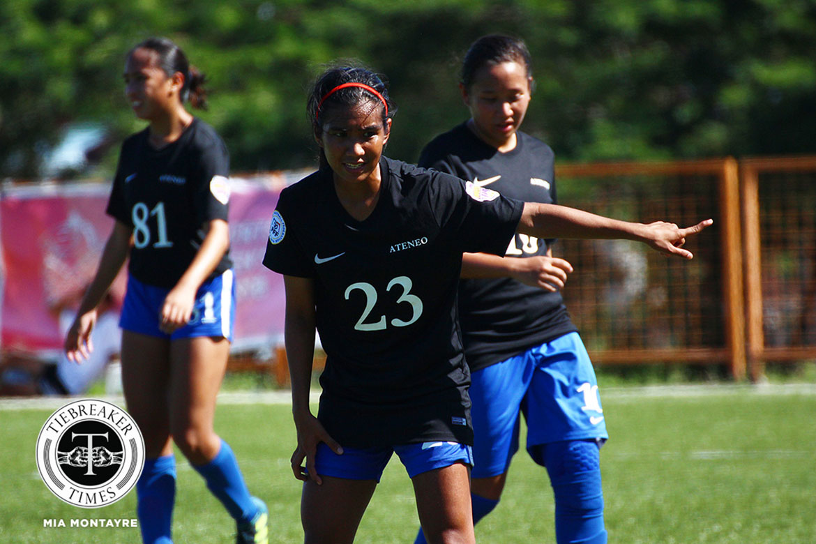 PFFWL-2018-M3-ADMU-def-Hiraya-FC-Naguiat PFFWL Roundup: La Salle overtakes UST as season nears finish line ADMU DLSU FEU Football News PFF Women's League UP  - philippine sports news