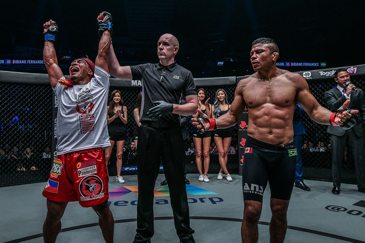 one-heart-of-a-lion-kevin-belingon-def-bibiano-fernandes Kevin Belingon bids Team Lakay farewell Mixed Martial Arts News ONE Championship  - philippine sports news