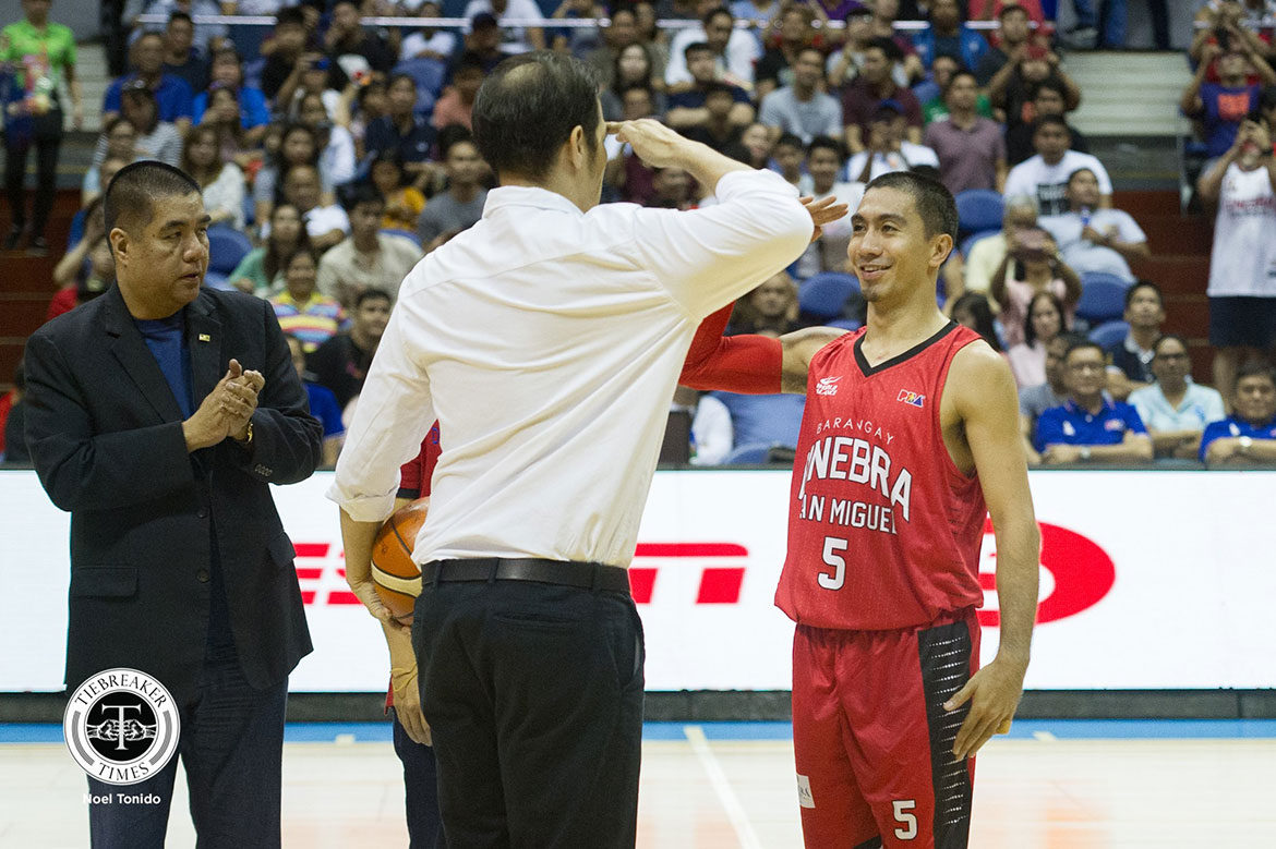 2019-pba-philippine-cup-ginebra-def-magnolia-la-tenorio-salute-cap LA Tenorio's ironman streak ends at 744 games Basketball News PBA  - philippine sports news