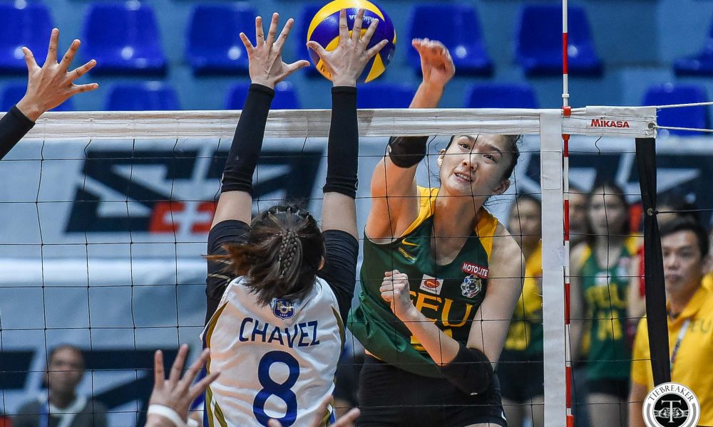 FEU Lady Tamaraws one win away from playoff berth, nips NU