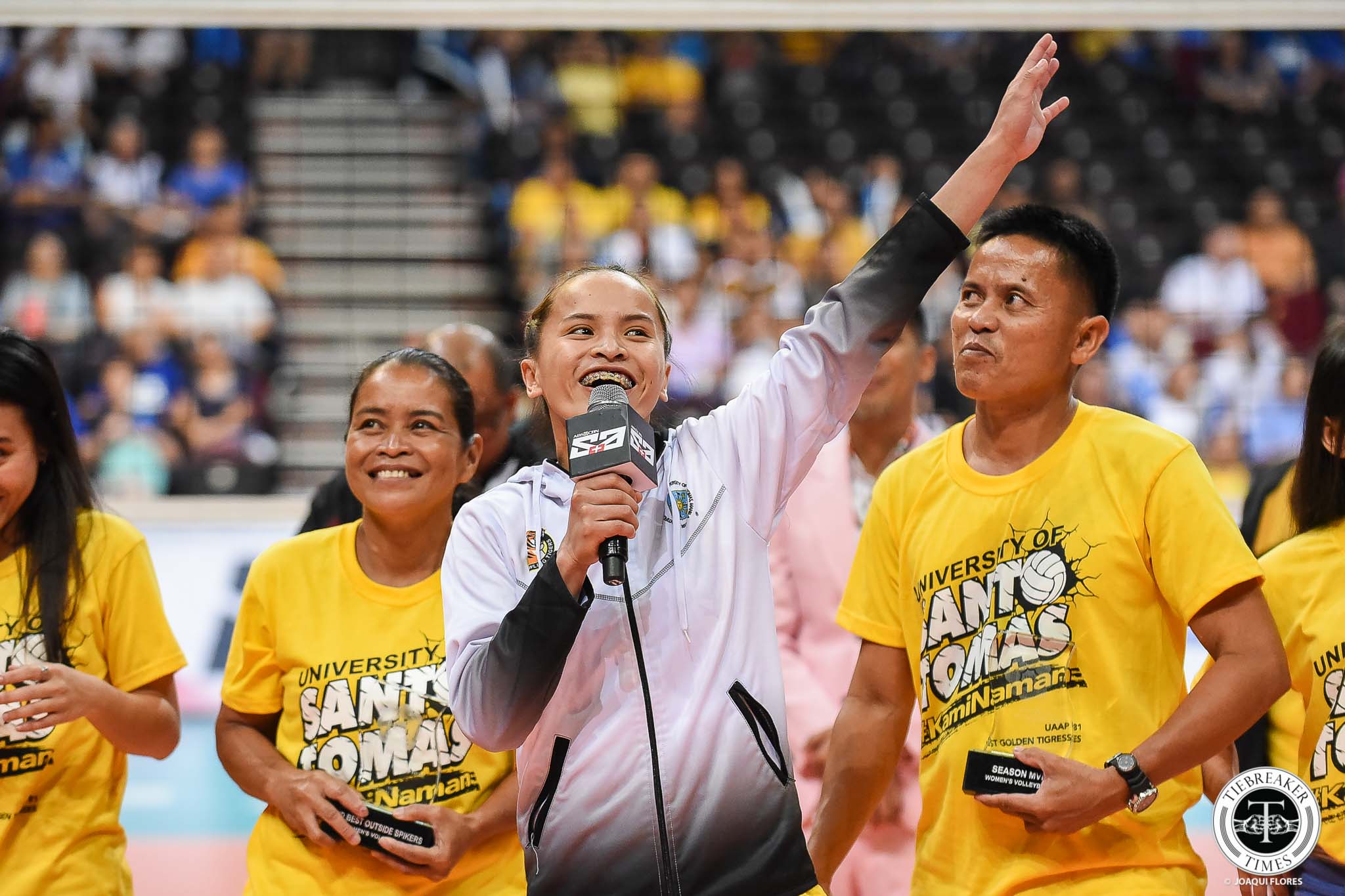 UAAP-81-Volleyball-Awarding-Rondina-1327 Cherry Rondina has one wish for remaining Tigresses: 'Love UST the way I loved UST' News UAAP UST Volleyball  - philippine sports news