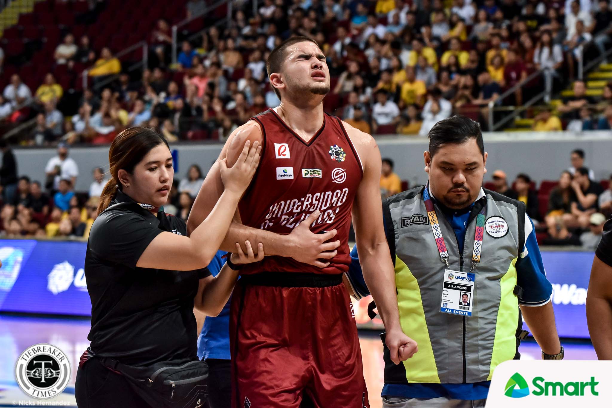 Kobe Paras Mark Nonoy Suffer Injuries In Hard Fought Up Ust Game