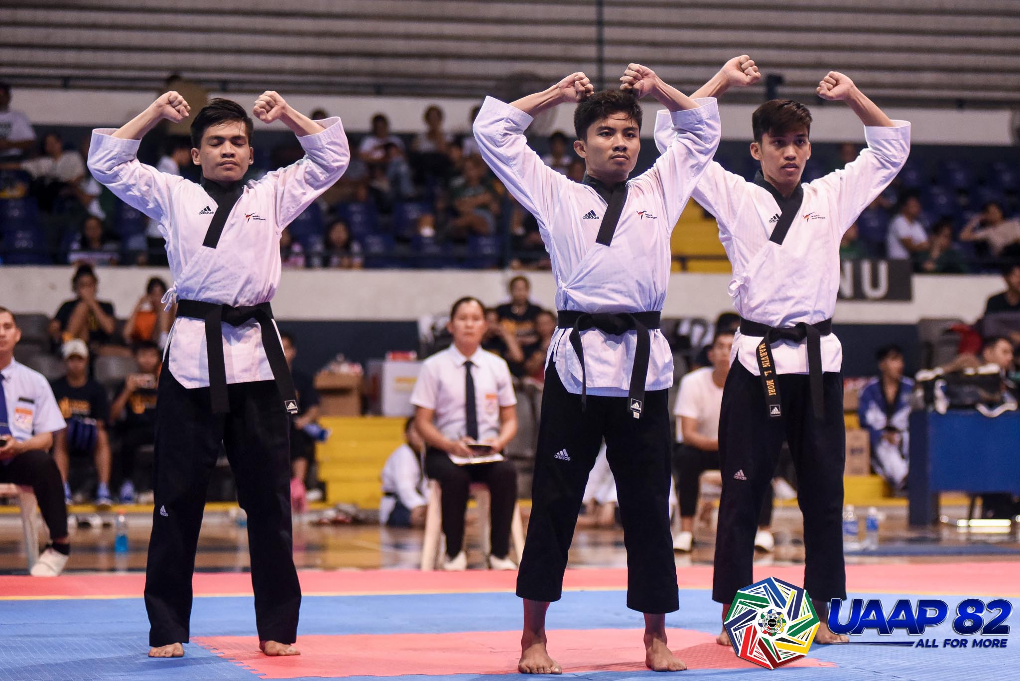 UAAP82-POOMSAE-TEAM-MALE-5TH-PHOTO-NU-KIER-MACALINO-RICCO-TERAYTAY-MARVIN-MORI Angelica Gaw gifts La Salle back-to-back UAAP Poomsae titles ADMU DLSU FEU News NU Taekwondo UAAP UP UST  - philippine sports news
