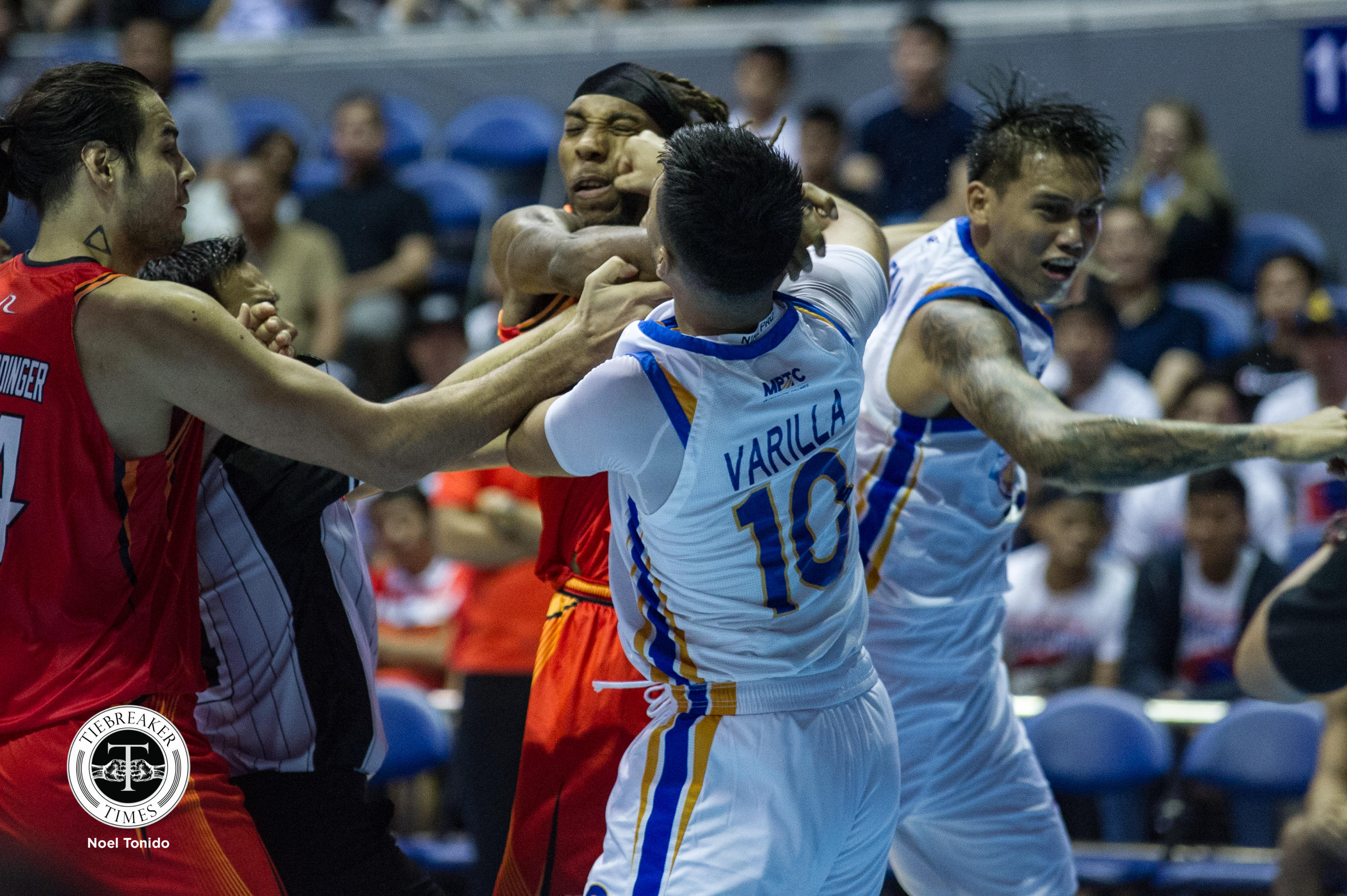 2019-pba-governors-cup-qf-nlex-vs-northport-fight Terrence Romeo is PBA Season 44's Mr. Quality Minutes Basketball News PBA  - philippine sports news