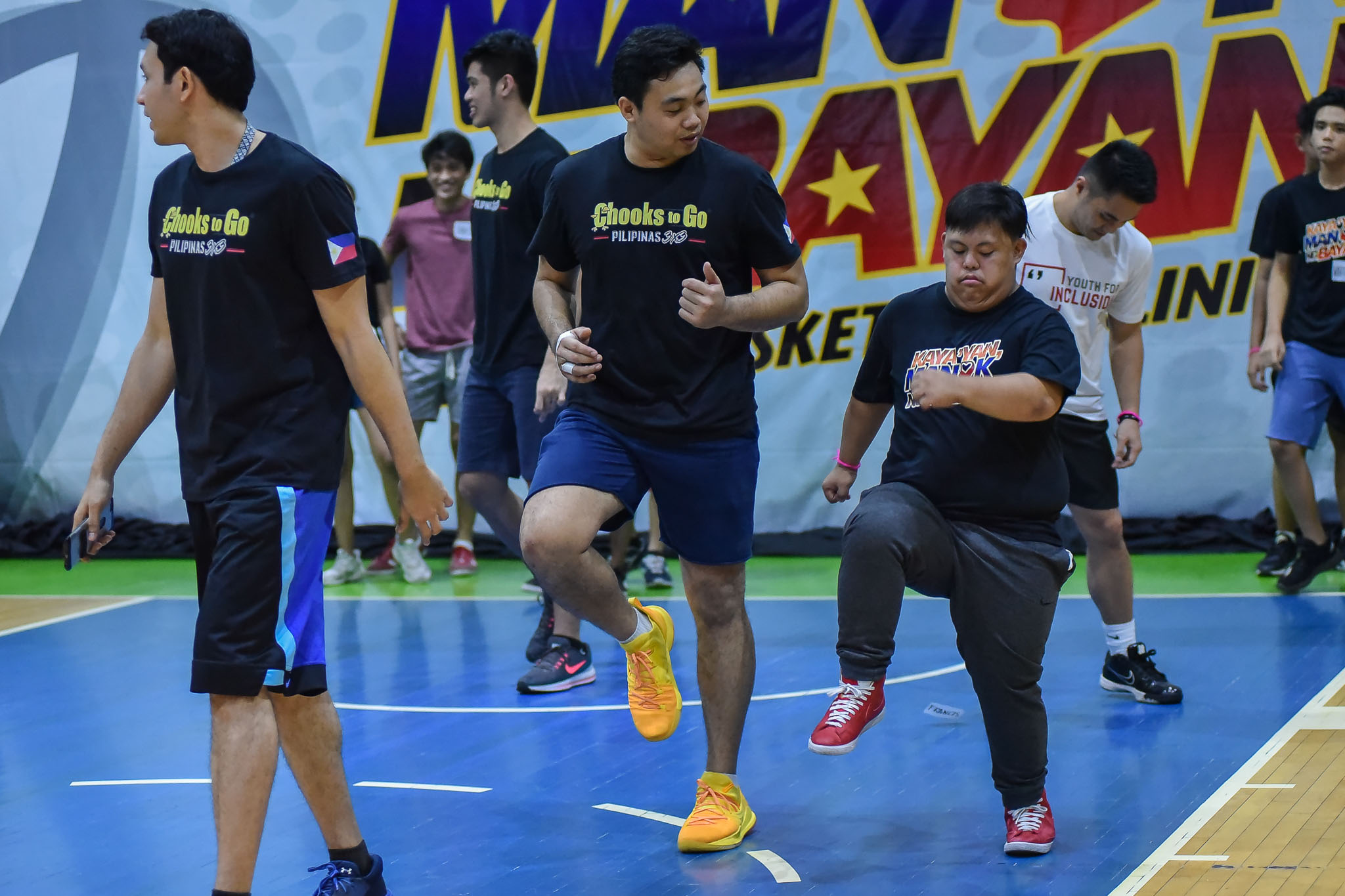 Unified-Basketball-Clinic-Alvin-Pasaol Chooks 3X3 NT pool take part in basketball clinic for PIDs 3x3 Basketball Chooks-to-Go Pilipinas 3x3 News  - philippine sports news