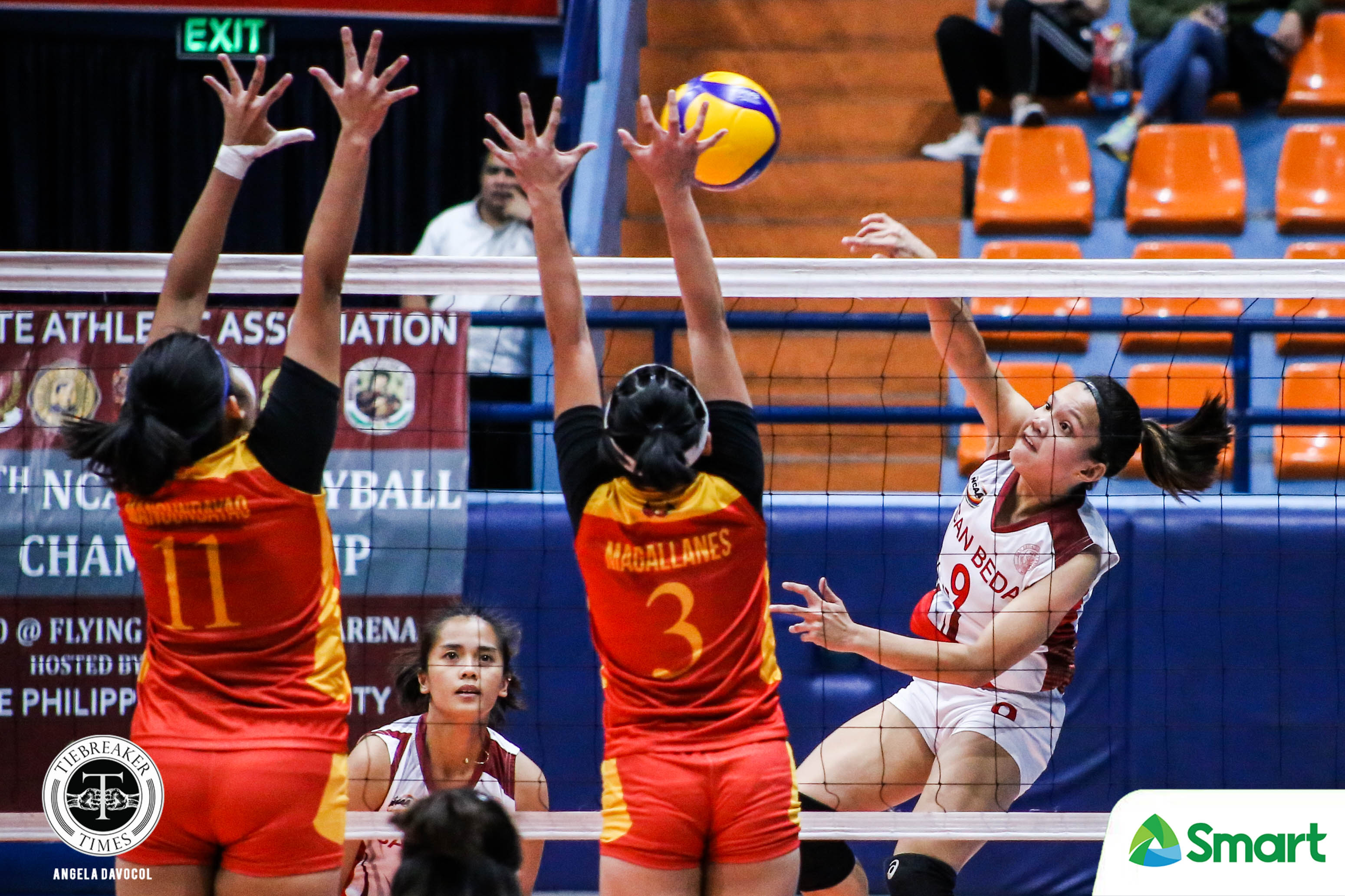 NCAA-Season-95-Womens-Volleyball-SBU-def-MU-Nieza-Viray PLDT picks up Generika's Soyud, Basas, Gabarda, San Beda's Viray NCAA News PVL SBC UAAP UE Volleyball - philippine sports news