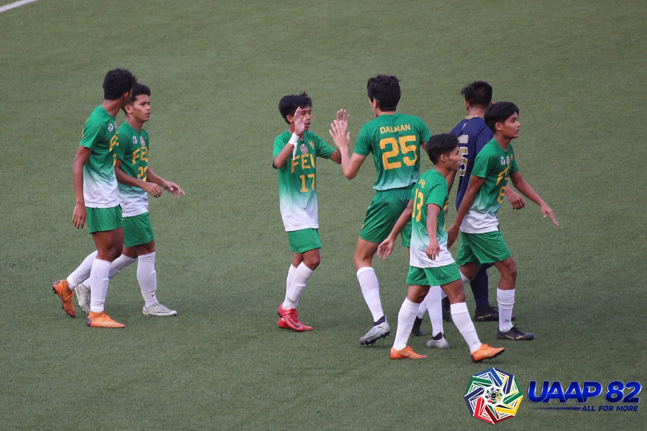 UAAP-82-JRS-FOOTBALL-NU-v-FEU-Absalon DLSZ spoils UST's UAAP 82 Boys Football Finals aspirations, gives NU ticket DLSU FEU Football News NU UAAP UST  - philippine sports news