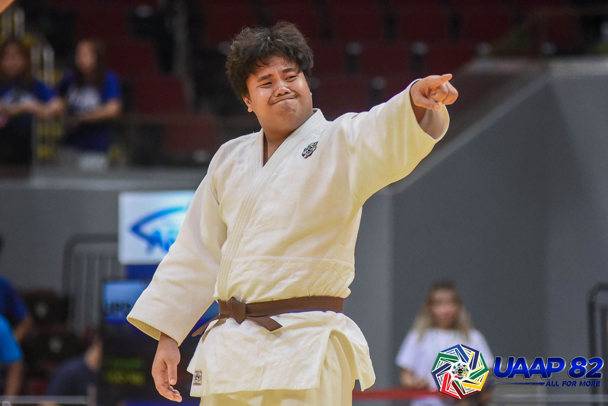 UAAP82-JUDO-SRS-100KG-MENS-4TH-PHOTO-WHITE-GARAY-UP Zarchie Garay stuns Keith Reyes as UP holds lead over UST in UAAP Judo ADMU DLSU Judo News UAAP UP UST  - philippine sports news