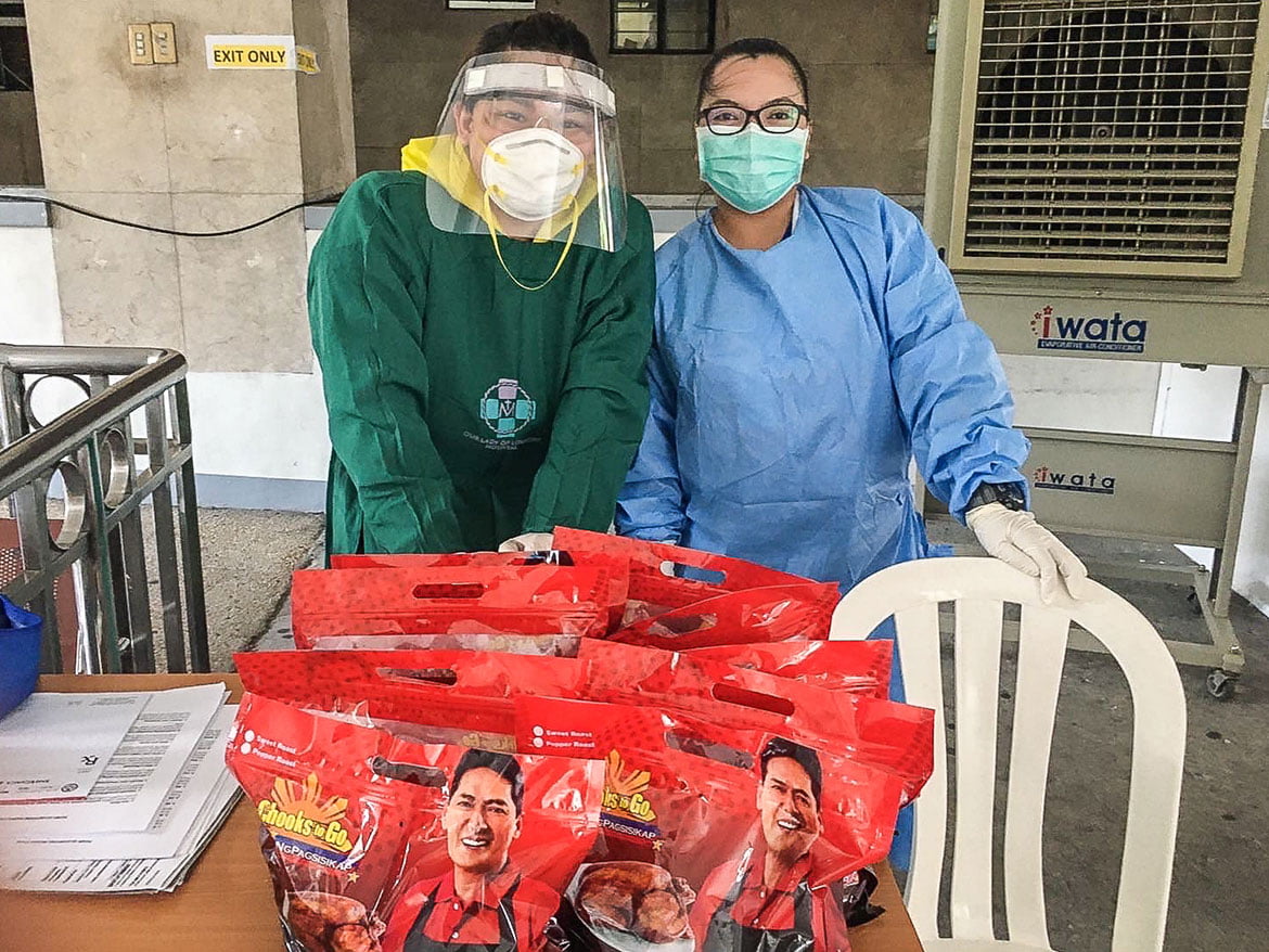 Chooks-to-Go-sends-food-to-medical-personnel Chooks-to-Go sends meals to military men, UPLB dormers amid community quarantine Chooks-to-Go Pilipinas 3x3 News  - philippine sports news
