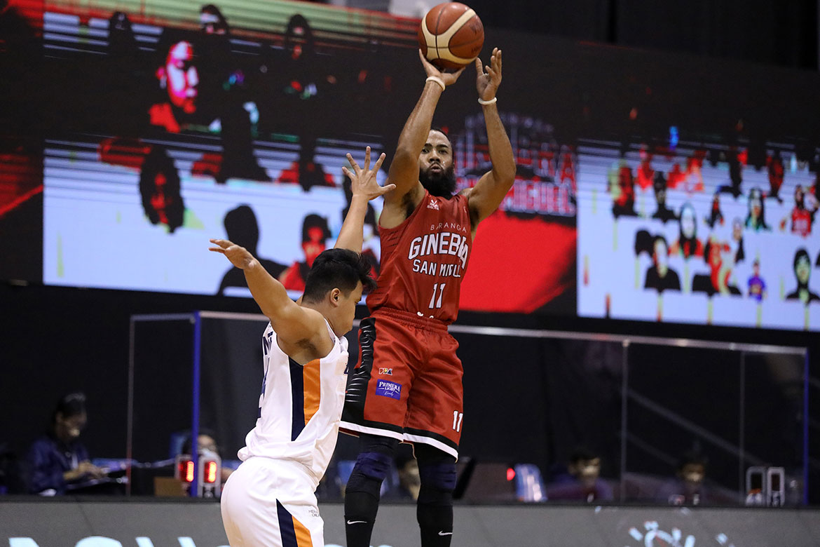 Aguilar Pringle Power Ginebra Rout Of Meralco To Go To 3 0 In Pba Bubble