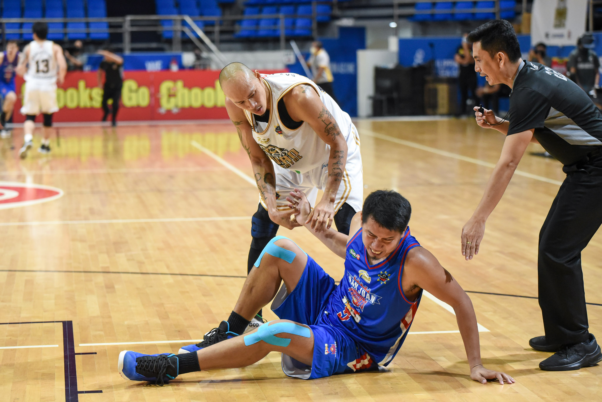 2021-Chooks-to-Go-MPBL-Lakan-Finals-Game-One-Davao-Occi-def-San-Juan-Larry-Rodriguez MPBL rivals San Juan, Davao Occi go separate ways as Filbasket, PSL begin Basketball Filbasket News PSL (Basketball)  - philippine sports news