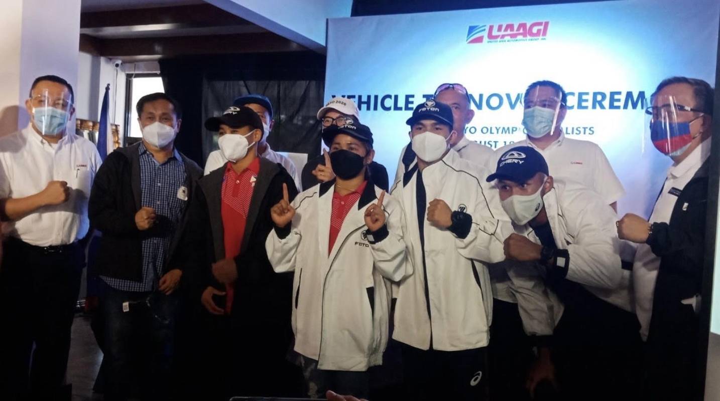 Foton-Paalam-x-Diaz-x-Petecio-x-Marcial Diaz, boxing trio get Tagaytay house, Foton vehicles 2020 Tokyo Olympics Boxing News POC/PSC Weightlifting  - philippine sports news