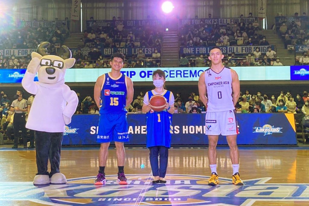 2021-22-B.League-season-San-En-vs-Shiga-Thirdy-Ravena-vs-Kiefer-Ravena-Tip-Off-ceremony Ravena bros relish magical weekend in Shiga Basketball News  - philippine sports news