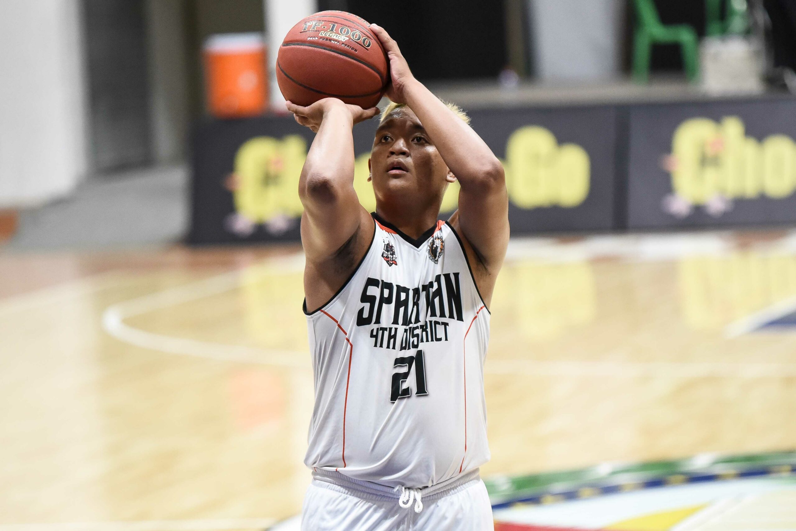 2021-Chooks-NBL-Quezon-D4-vs-La-Union-Khenth-Guiab-Spartans-scaled Marchie Blaza, Romel Doliente shine in La Union's NBL playoffs prelude Basketball NBL News  - philippine sports news