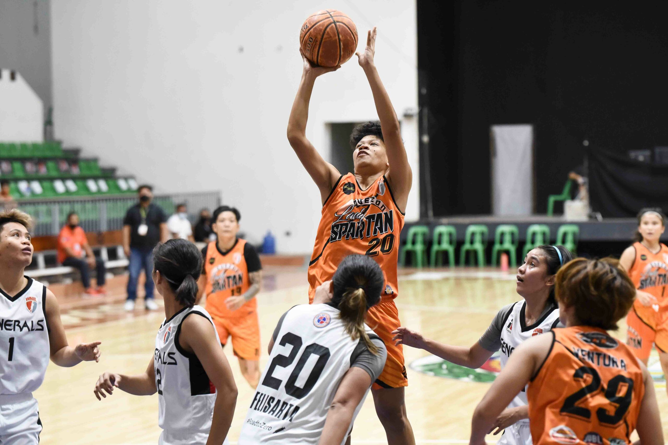 2021-Pia-WNBL-Taguig-vs-Quezon-Chicky-Faraon-Lady-Spartans-scaled Ventura, Araja, Razalo fight back vs Taguig, saves Quezon's WNBL campaign Basketball NBL News  - philippine sports news