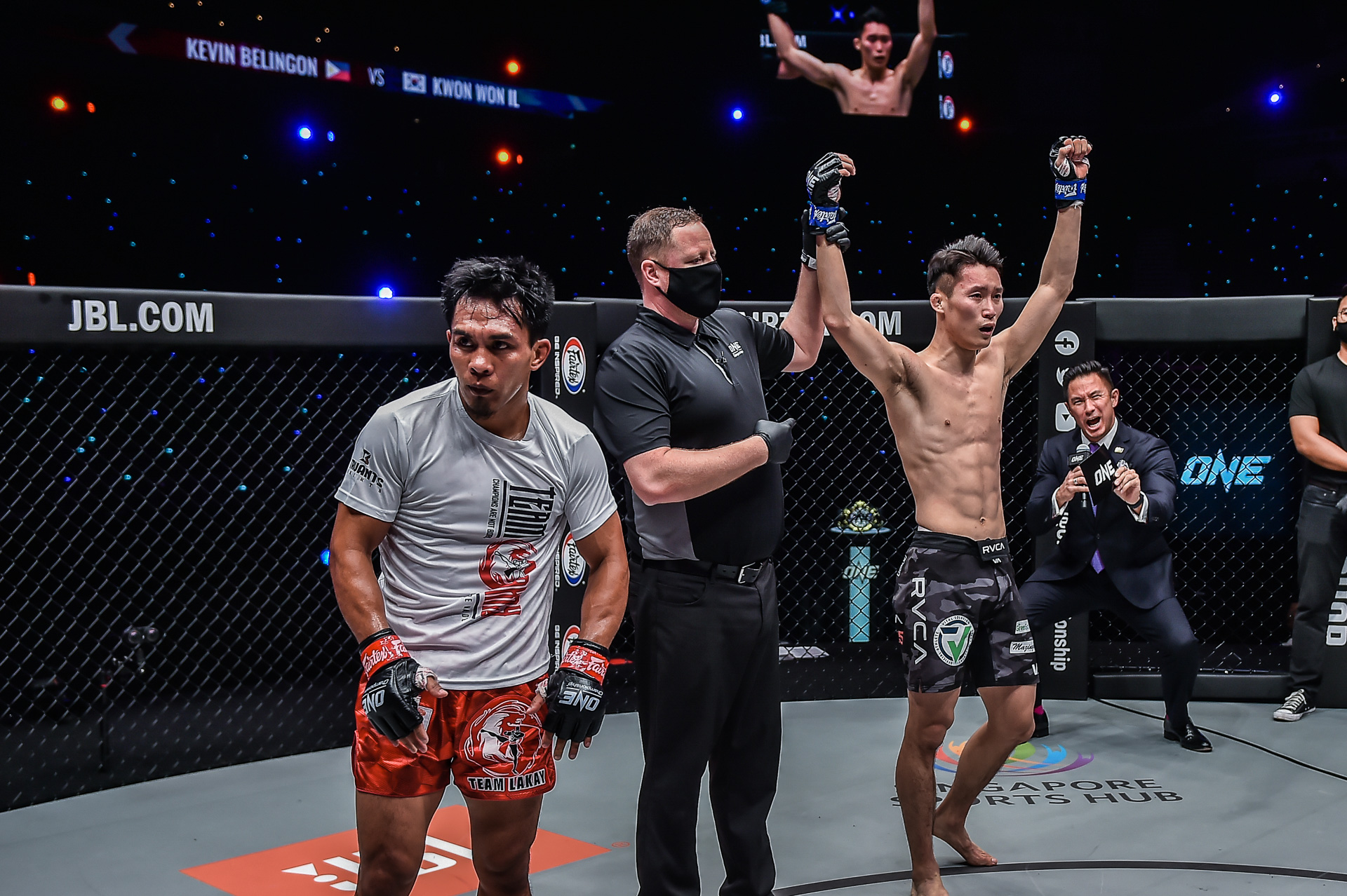 ONE-Winter-Warrior-Kwon-Won-Il-def-Kevin-Belingon-2 Kevin Belingon suffers stunning TKO loss in ONE: Winter Warriors Mixed Martial Arts News ONE Championship  - philippine sports news