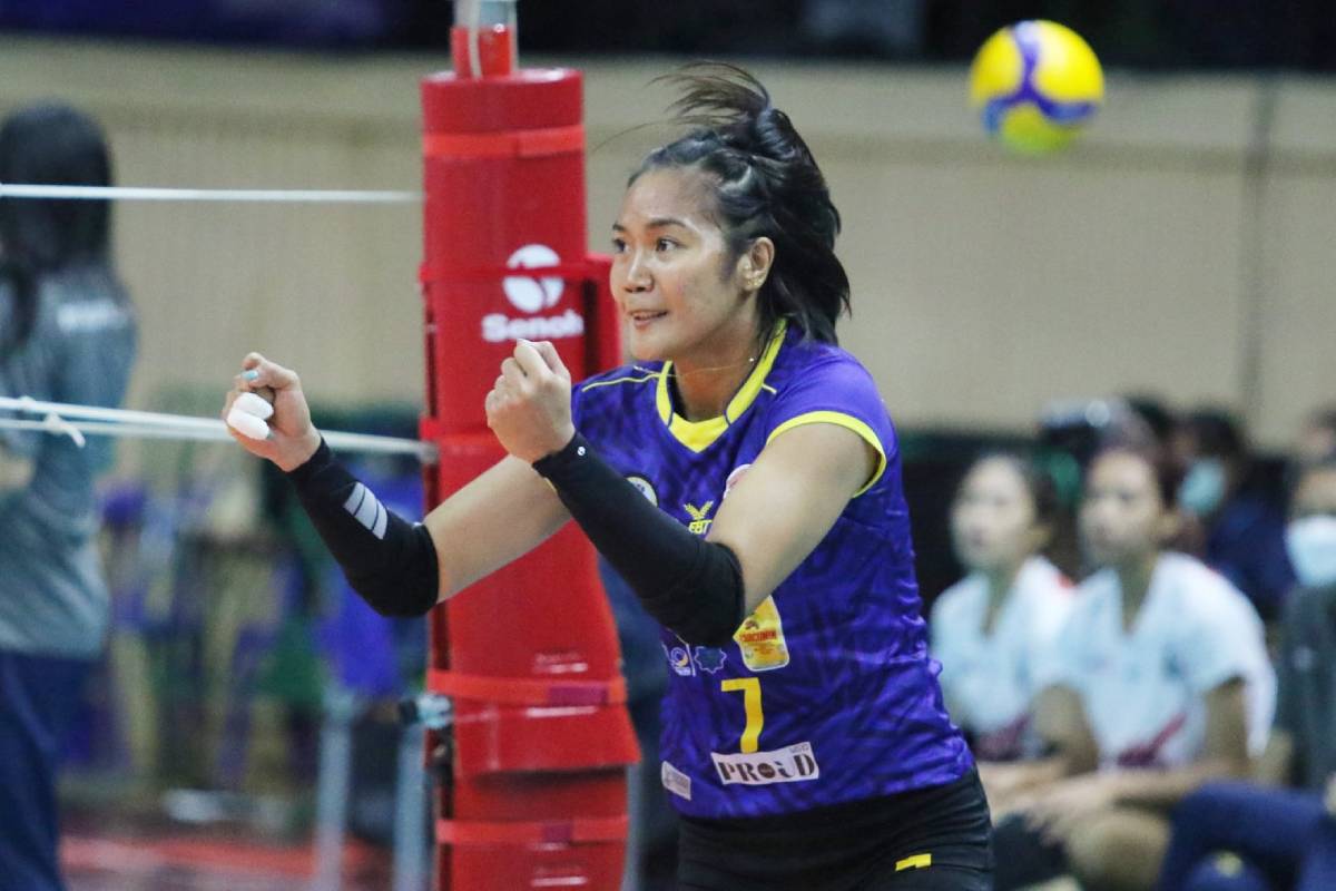 2021-22-VTL-Season-Nakhon-Ratchasima-def-Pro-Flex-Mylene-Paat Santiago-Manabat finds form as Nakhon Ratchasima books slot to VTL playoffs News Volleyball  - philippine sports news