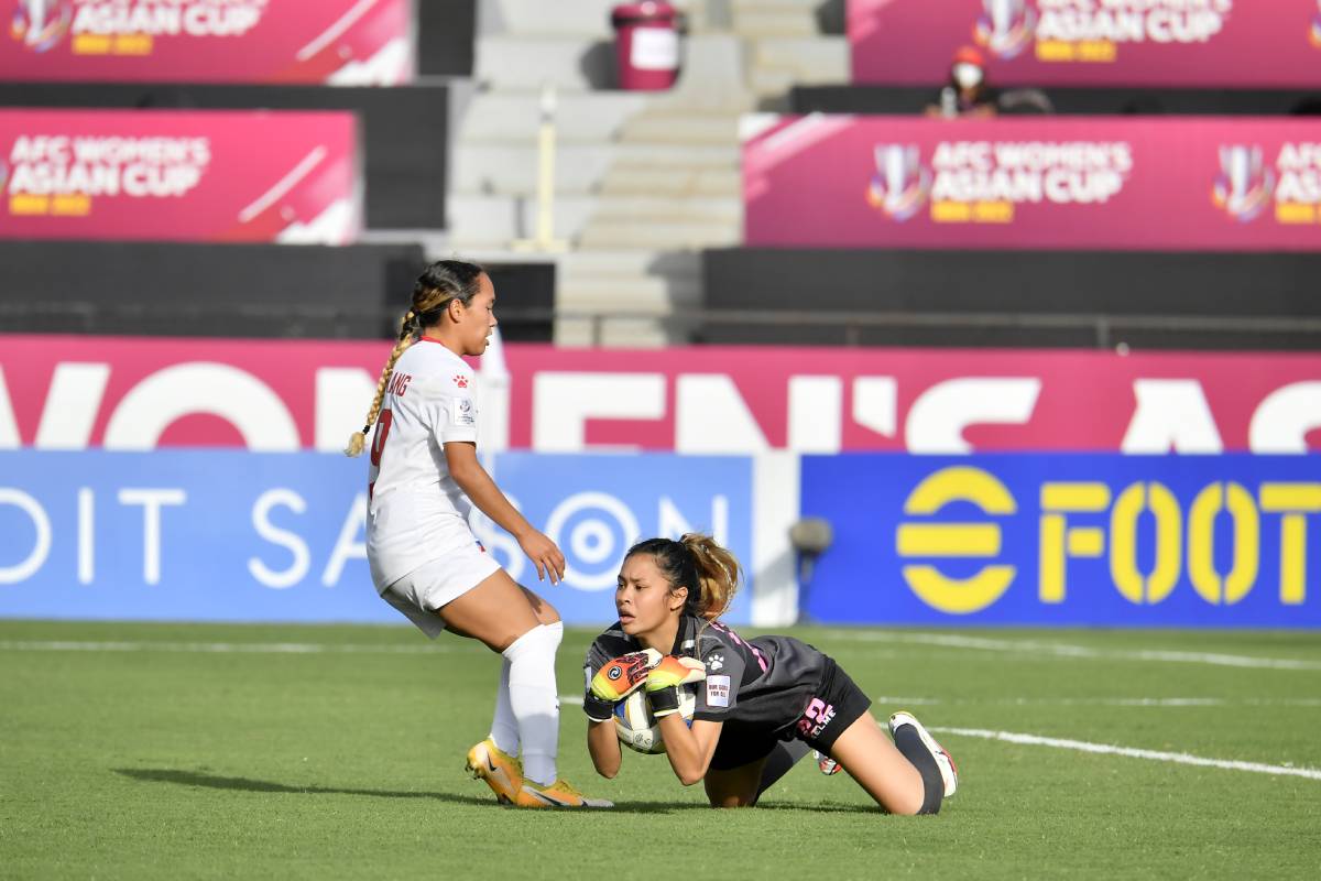 2022-AFC-Womens-Asian-Cup-Australia-vs-Philippines-Kiara-Fontanilla Amid questioning of Filipino heart, PWNFT players honored to discover their roots Football News Philippine Malditas  - philippine sports news
