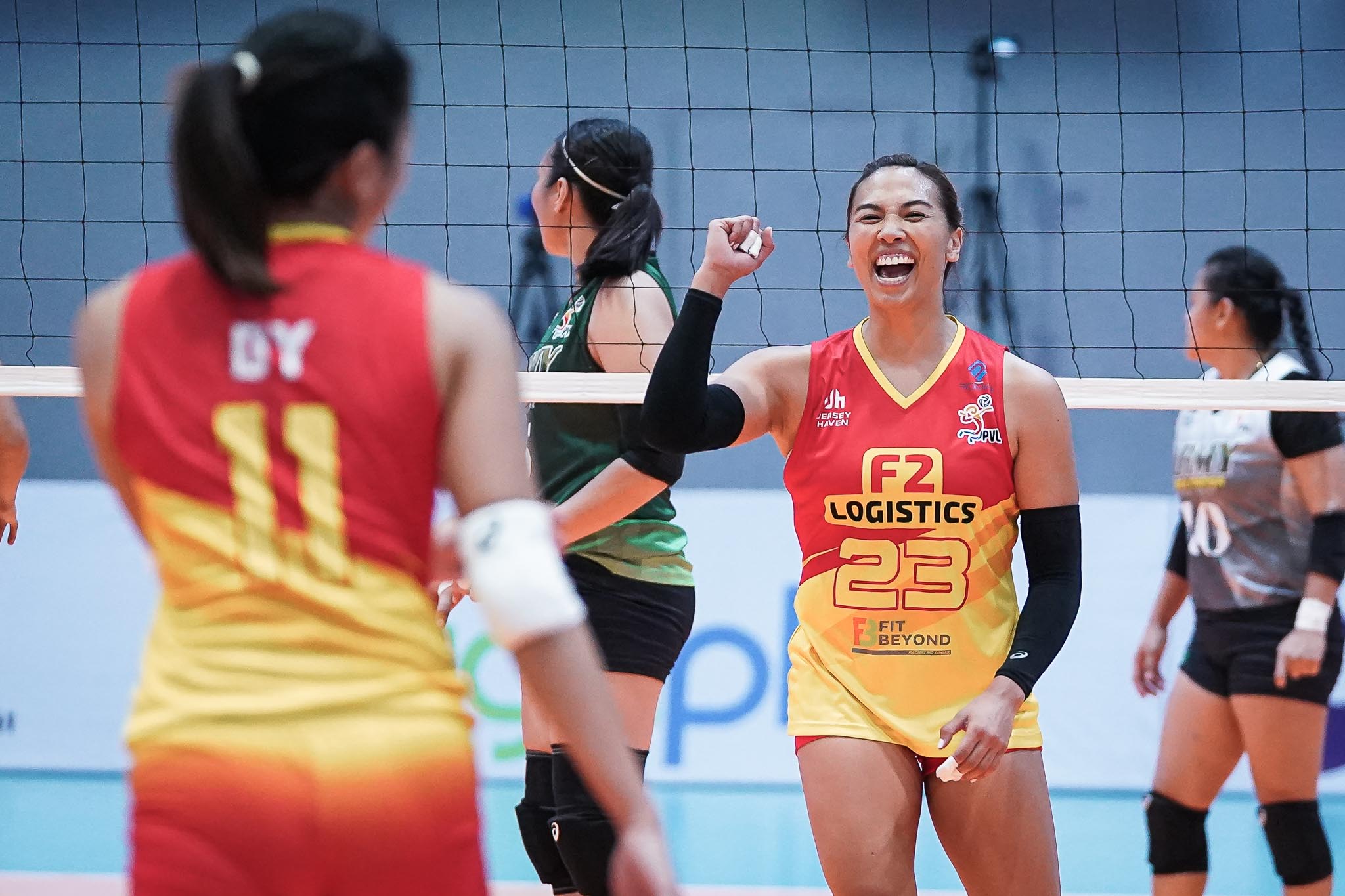 2022-PVL-F2-Logistics-vs-Army-Iris-Tolenada-F2 Kim Fajardo glad to have Iris Tolenada on her side as she recovers News PVL Volleyball  - philippine sports news