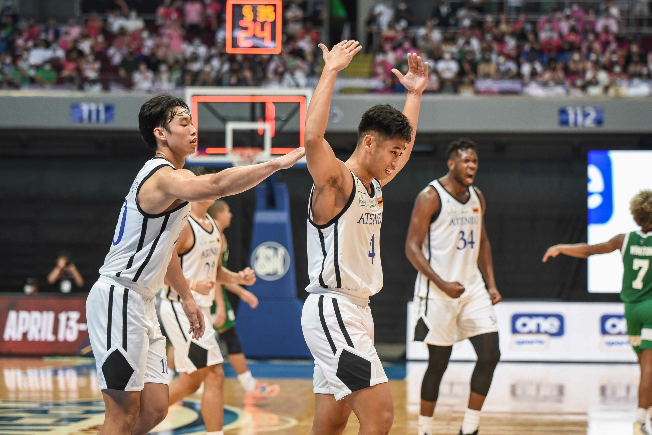 UAAP-84-Mens-Basketball-ADMU-vs-DLSU-Bryan-Andrade-2-scaled 'Nerve-wracking', 'Nakaka-miss': Blue Eagles, Green Archers glad to have fans back ADMU Basketball DLSU News UAAP - philippine sports news