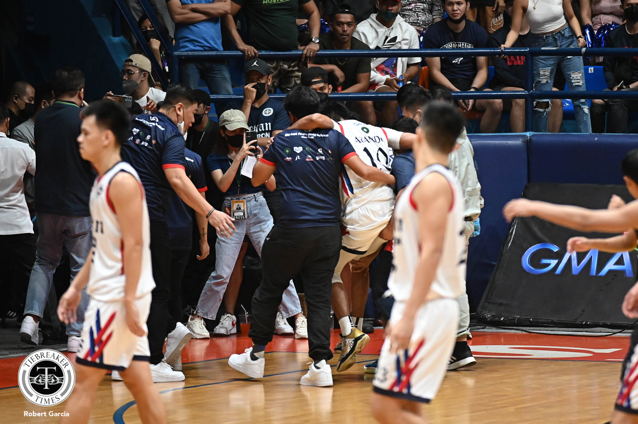 NCAA-97-CSJL-vs-MU-Abando Rhenz Abando relieved as ankle injury is nothing serious Basketball CSJL NCAA News  - philippine sports news