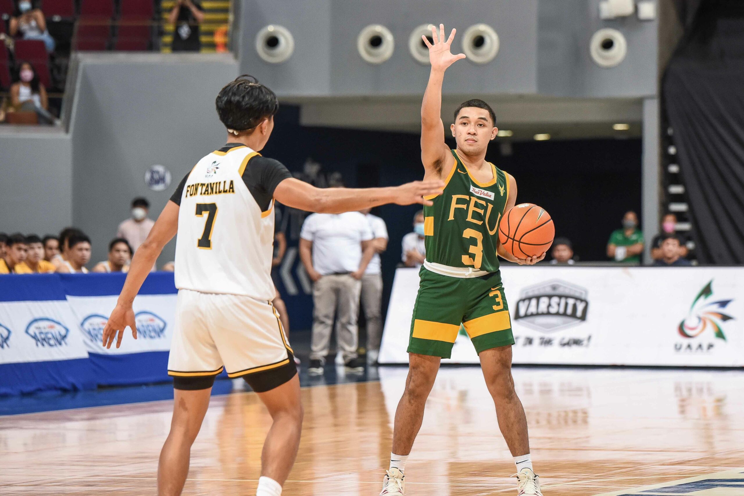 UAAP-84-Mens-Basketball-UST-vs-FEU-RJ-Abarrientos-scaled Prince of the Hill Week 6: Justin Arana gives all for Arellano ADMU AU Bandwagon Wire Basketball CSJL DLSU FEU MIT NCAA SSC-R UAAP UP UPHSD  - philippine sports news