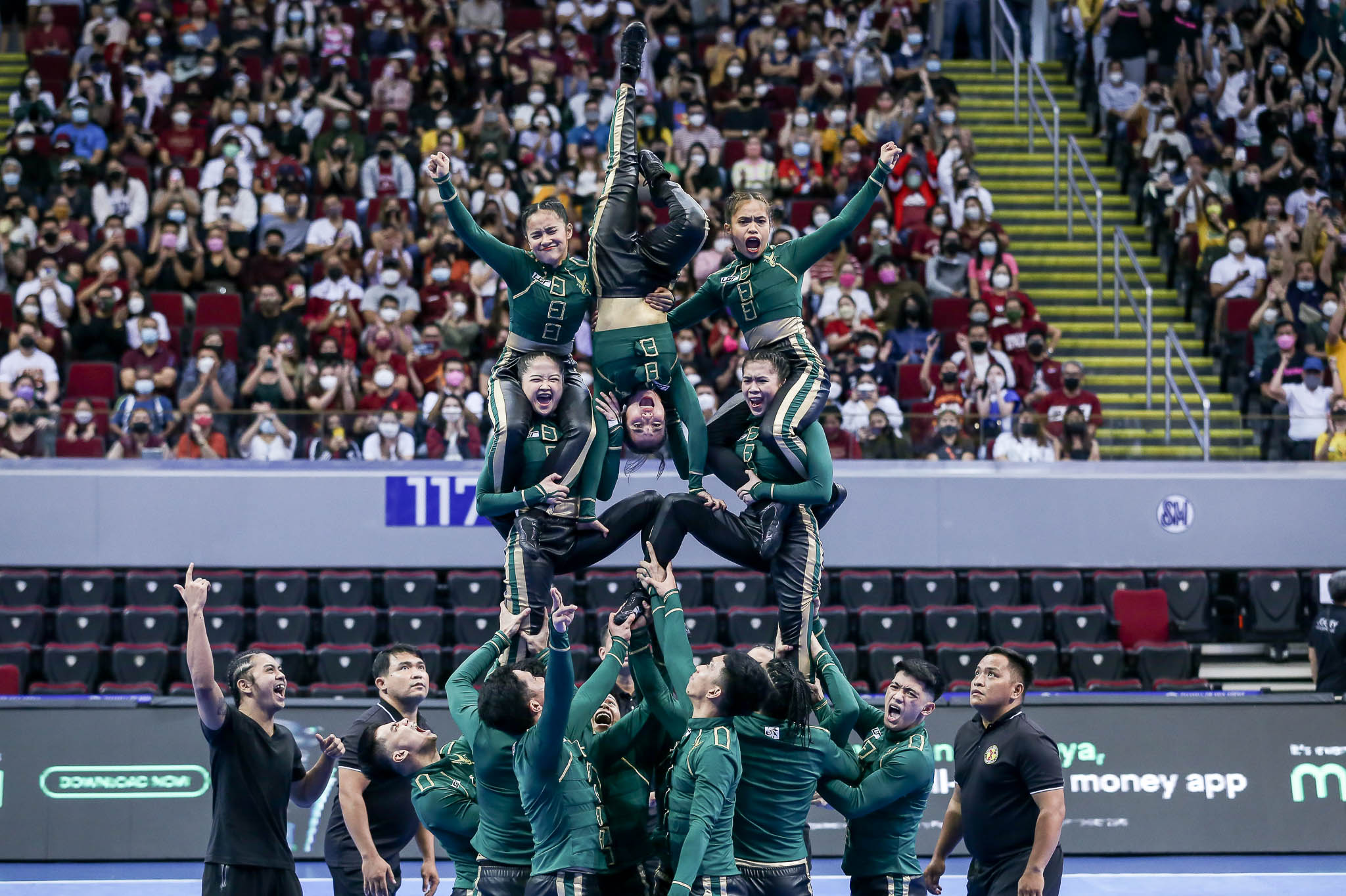 UAAP-Season-84-CDC-FEU-1-1 FEU Cheering Squad to follow up Queen tribute with a salute to 'The Man From Manila' for UAAP 85 Cheerleading FEU News UAAP  - philippine sports news